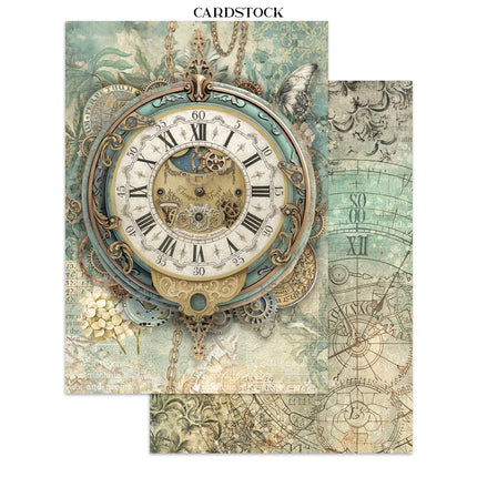 Printed Art Junk Journal Focus Points for Art and Craft A5 - Gardens of Time