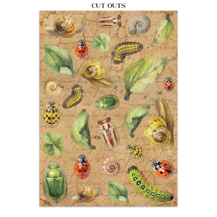 Printed art junk journal focus points for art and craft A5 - All Around