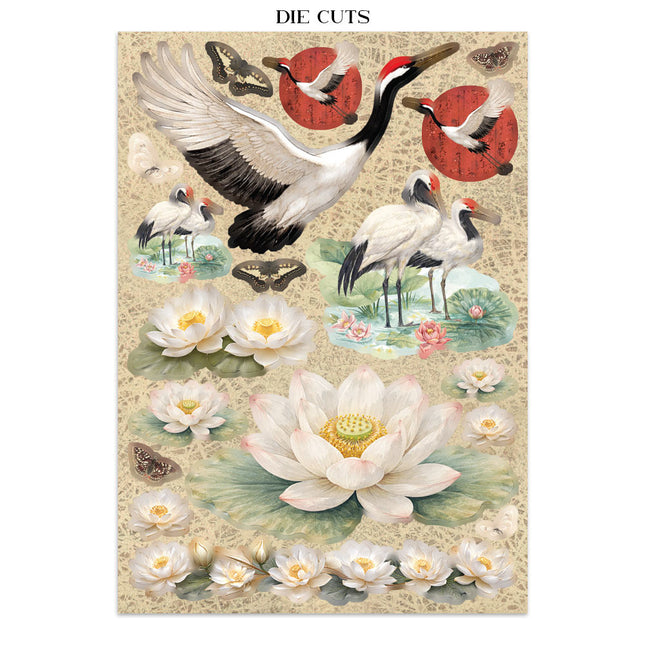Printed Art Junk Journal Focus Points for Art and Craft A5 - Oriental Garden 