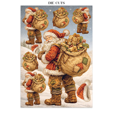 Printed Art Junk Journal Focus Points for Art and Craft A5 - Silent Night 