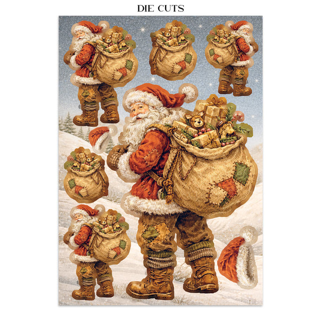 Printed Art Junk Journal Focus Points for Art and Craft A5 - Silent Night 