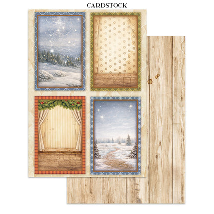 Printed Art Junk Journal Focus Points for Art and Craft A5 - Silent Night 