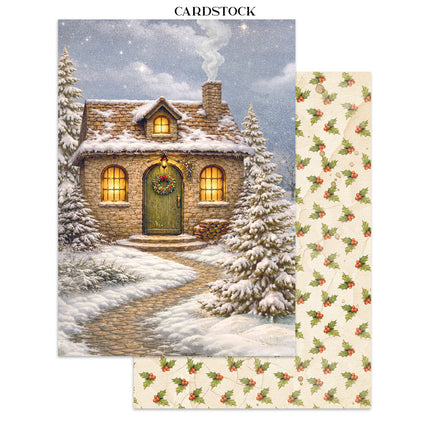Printed Art Junk Journal Focus Points for Art and Craft A5 - Silent Night 