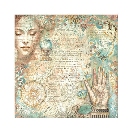 Pack 4 sheets fabric cm 30x30 - Fortune