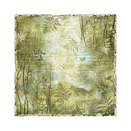 Pack 4 sheets fabric 30x30 cm - Forest