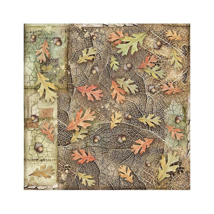 Pack 4 sheets fabric 30x30 cm - Forest