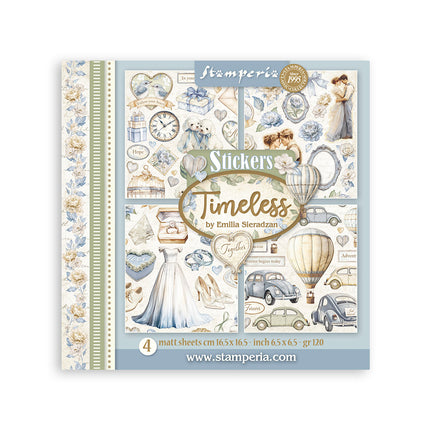 Stickers 165x165 mm - 4 Sheets - Timeless