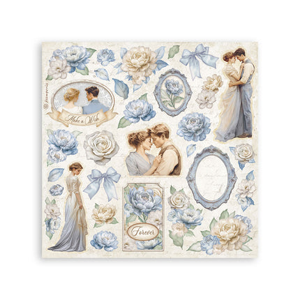 Stickers 165x165 mm - 4 Sheets - Timeless