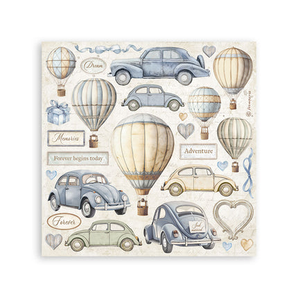 Stickers 165x165 mm - 4 Sheets - Timeless