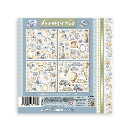 Stickers 165x165 mm - 4 Sheets - Timeless