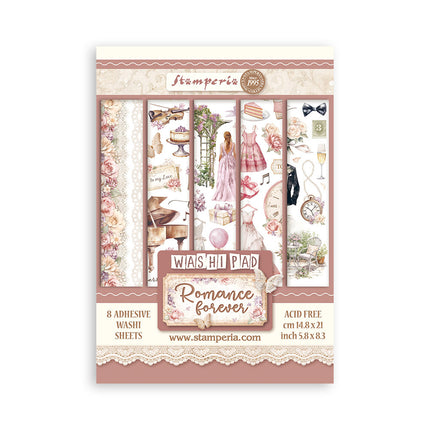Washi Album 8 sheets A5 - Romance Forever