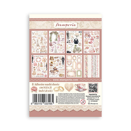 Washi Album 8 sheets A5 - Romance Forever