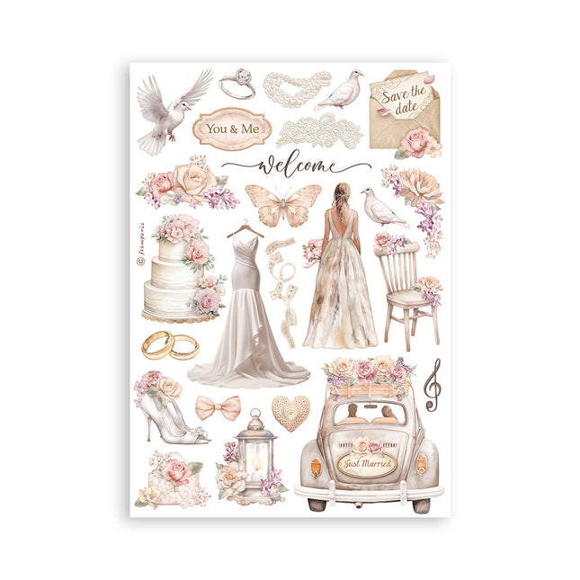 Washi Album 8 sheets A5 - Romance Forever