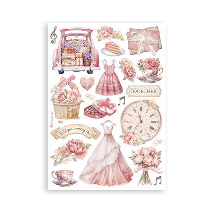 Washi Album 8 sheets A5 - Romance Forever