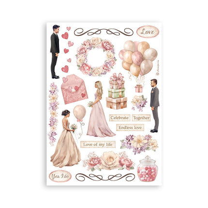 Washi Album 8 sheets A5 - Romance Forever