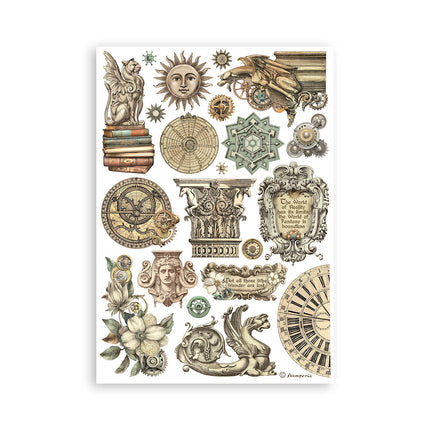 Washi pad 8 sheets A5 - Sir Vagabond in Fantasy World