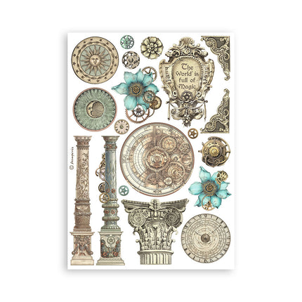 Washi pad 8 sheets A5 - Sir Vagabond in Fantasy World