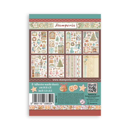 Washi pad 8 sheets A5 - The Nutcracker