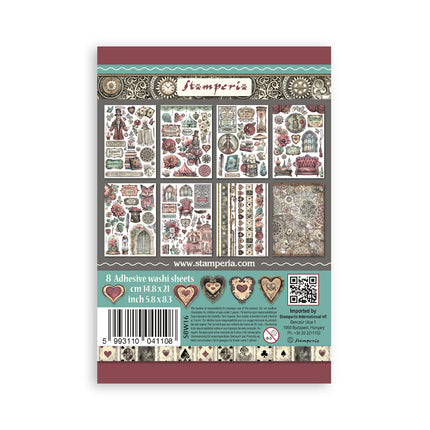 Washi pad 8 sheets A5 - Master of Magic