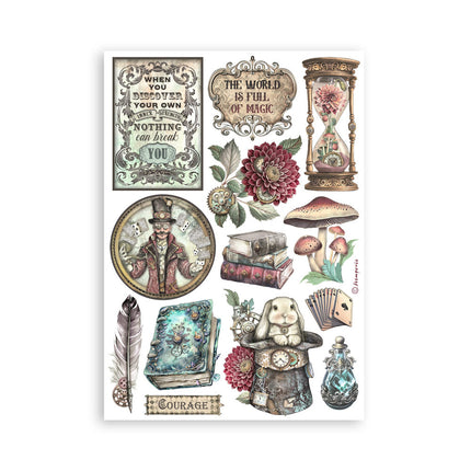 Washi pad 8 sheets A5 - Master of Magic