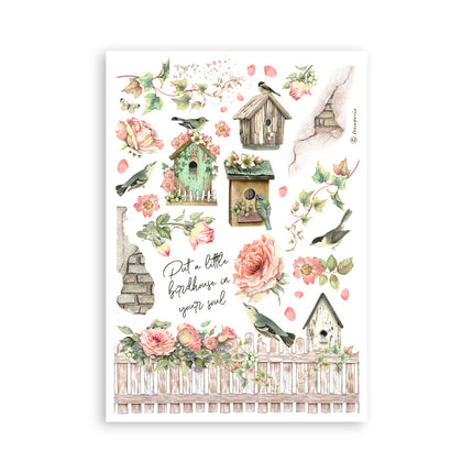 Washi pad 8 sheets A5 - House of Roses