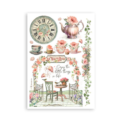 Washi pad 8 sheets A5 - House of Roses