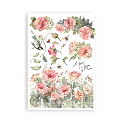 Washi pad 8 sheets A5 - House of Roses