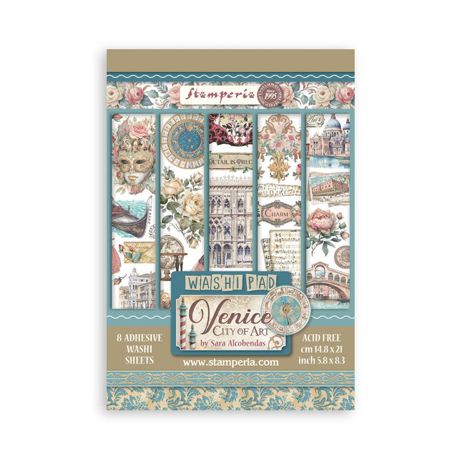 Washi pad 8 sheets A5 - Venice City of Art
