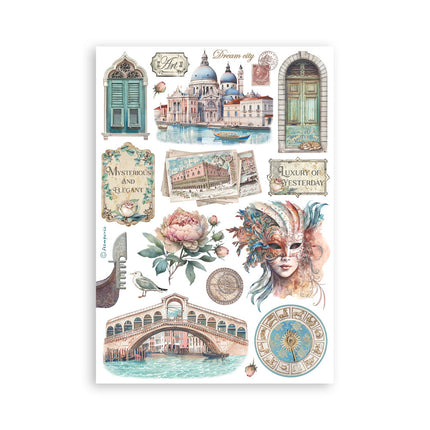 Washi pad 8 sheets A5 - Venice City of Art