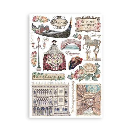 Washi pad 8 sheets A5 - Venice City of Art