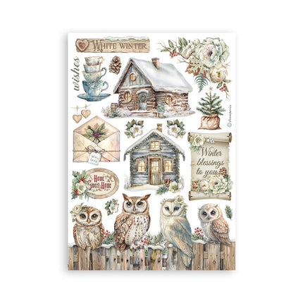 Washi pad 8 sheets A5 - The Owl's House