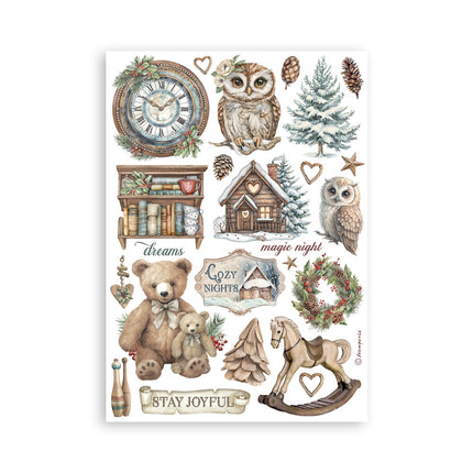 Washi pad 8 sheets A5 - The Owl's House