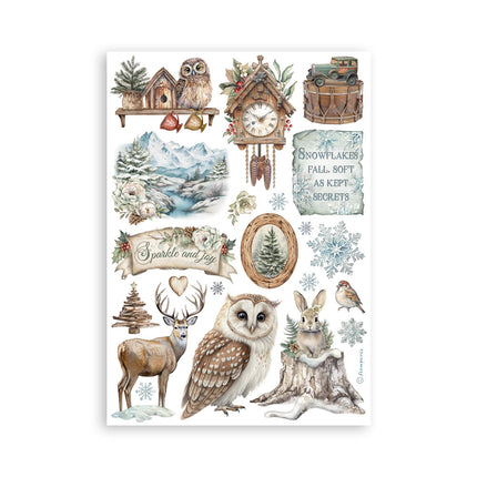 Washi pad 8 sheets A5 - The Owl's House