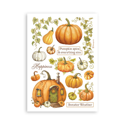 Washi pad 8 sheets A5 - Whispering woods