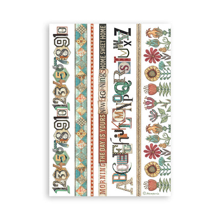 Washi pad 8 sheets A5 - Furry Friends
