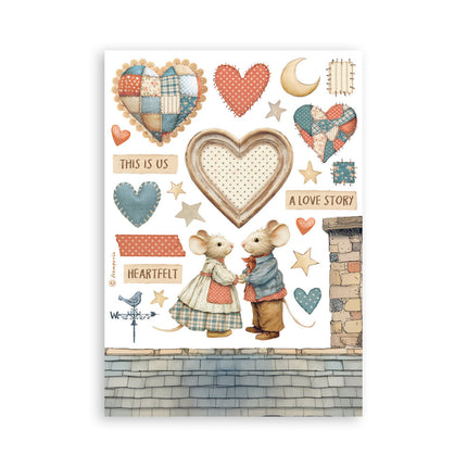 Washi pad 8 sheets A5 - Family