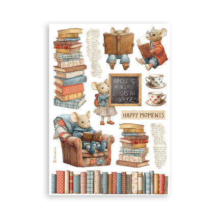 Washi pad 8 sheets A5 - Family