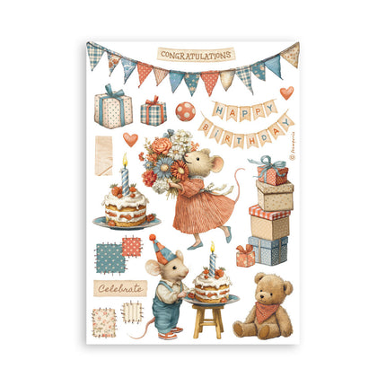 Washi pad 8 sheets A5 - Family