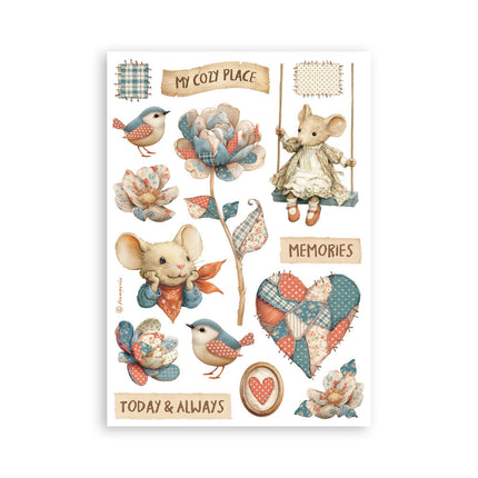 Washi pad 8 sheets A5 - Family