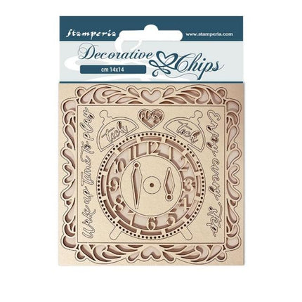 Decorative chips cm 14x14 - DayDream clock
