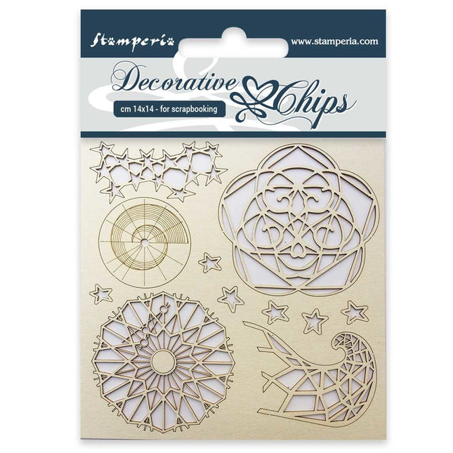 Decorative chips cm. 14x14 Arctic