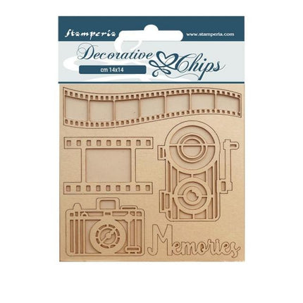 Decorative chips cm 14x14 - Our way memories