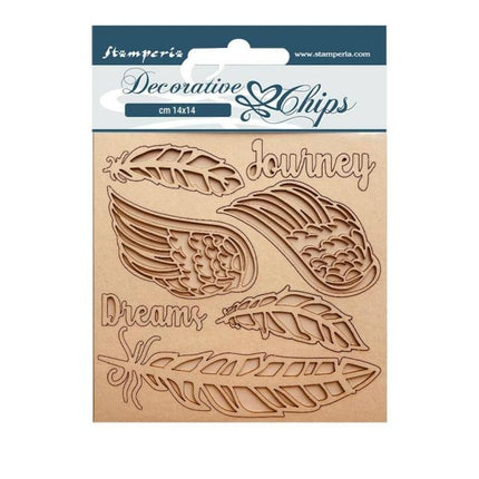 Decorative chips cm 14x14 - Our way journey