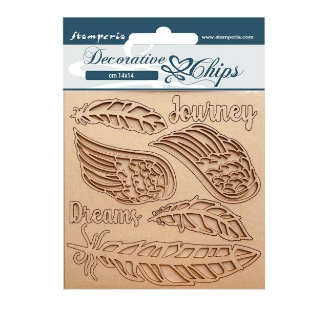 Decorative chips cm 14x14 - Our way journey