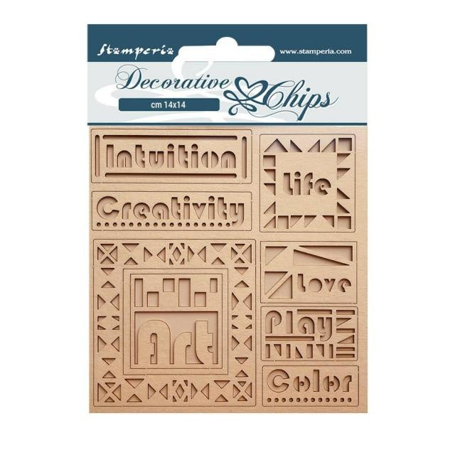 Decorative chips cm 14x14 - Bauhaus writings