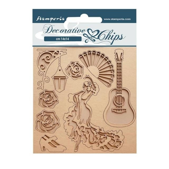Decorative chips cm 14x14 - Desire dancer