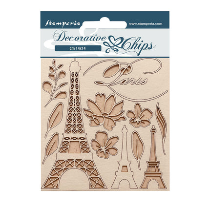 Decorative chips cm 14x14 - Create Happiness Oh lá lá Tour Eiffel