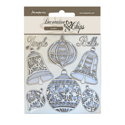 Decorative chips cm 14x14 - Christmas balls
