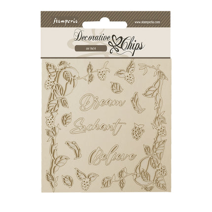 Decorative chips cm 14x14 - Woodland dream