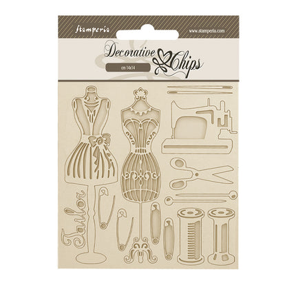 Decorative chips 14x14 cm - Brocante Antiques mannequin